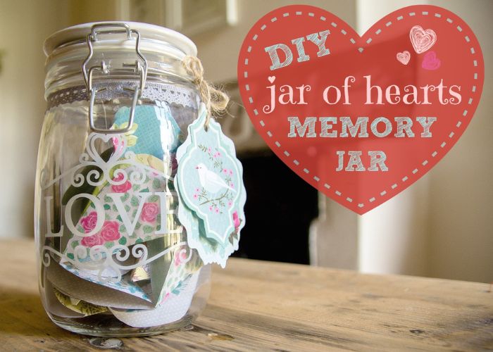 DIY Memory Jar As Best Valentine's Gifts For Her In the Last-Minute