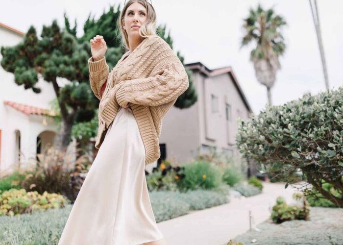 Cozy Sweater and Midi Skirt