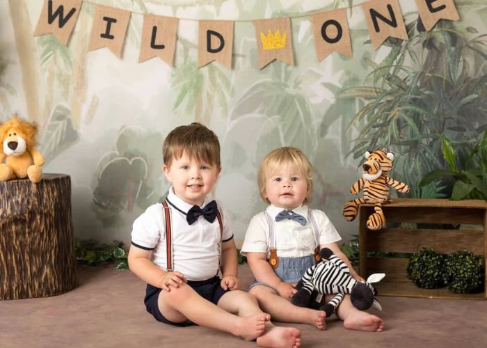 Bowtie and Suspender Set for Baby Boys