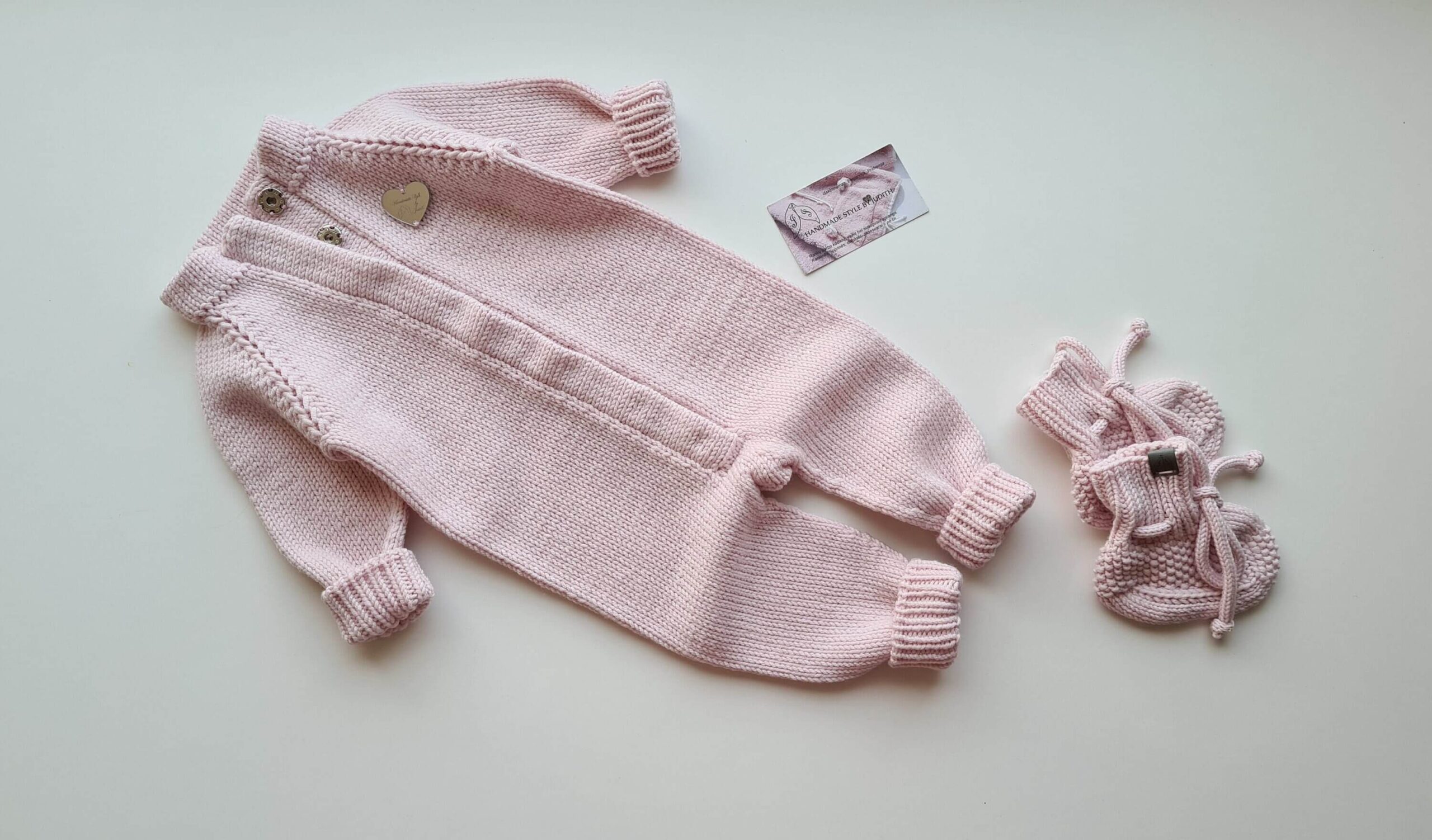 Adorable Onesie with Matching Hat and Booties