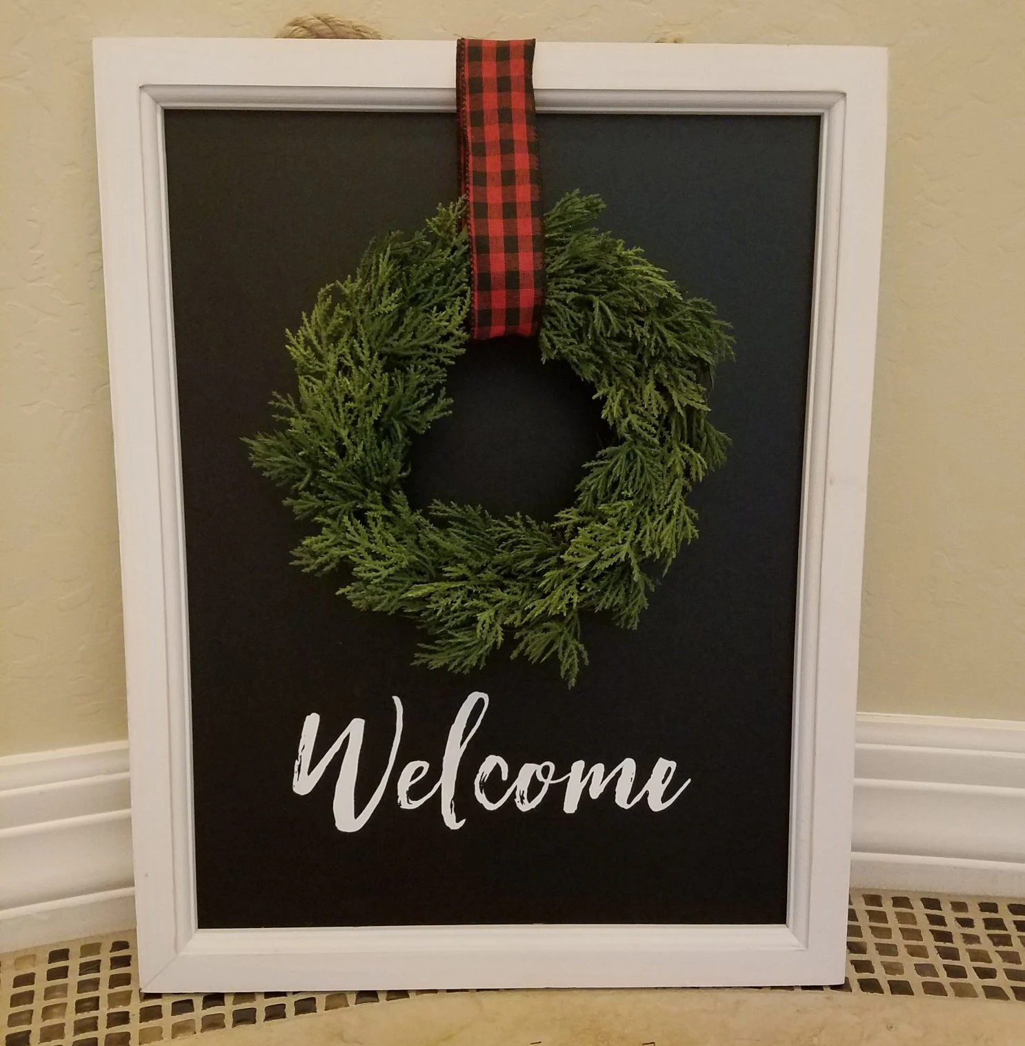 Chalkboard Love Notes Wreath