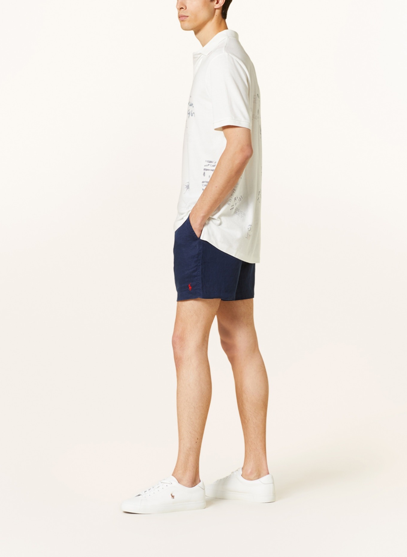 Classic Polo Shirt with Tailored Shorts