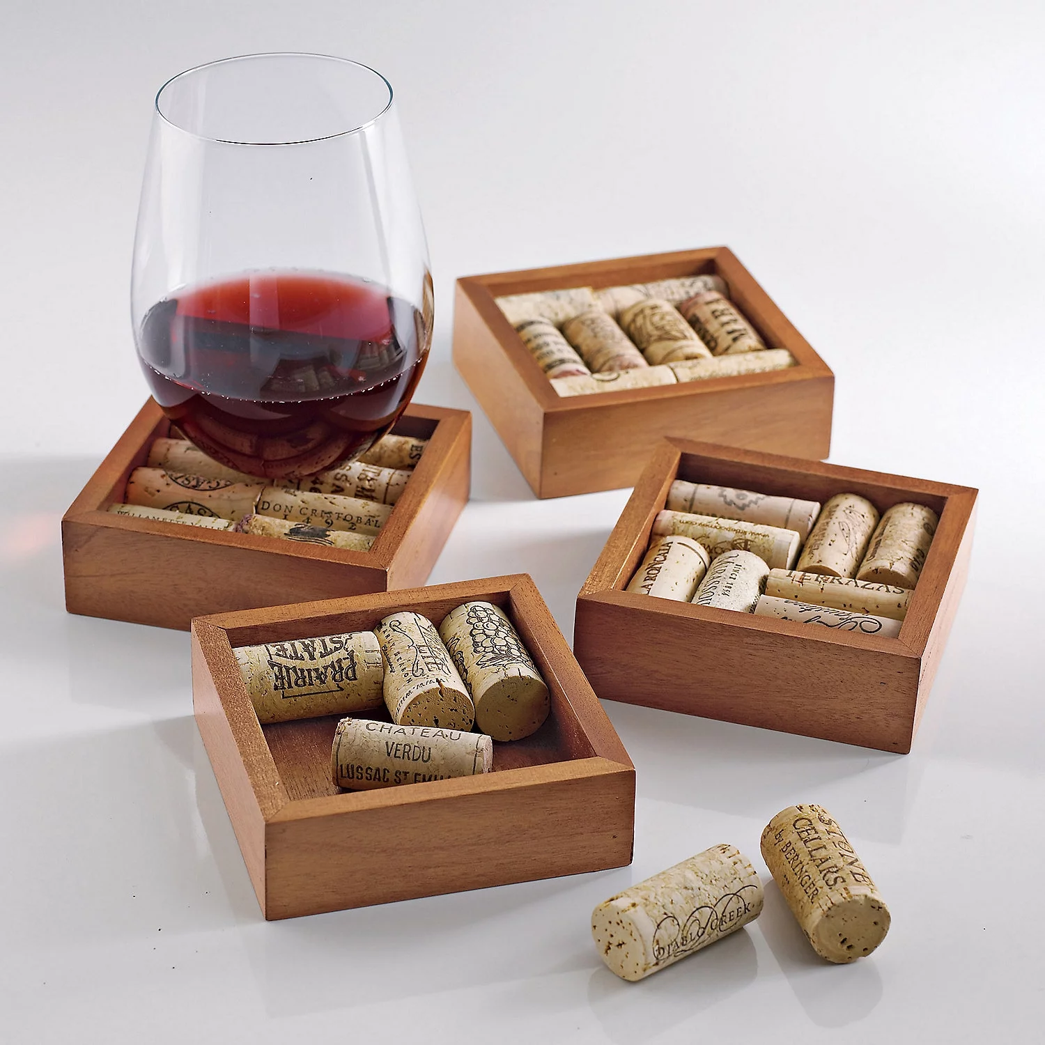 Upcycled Wine Cork Coasters