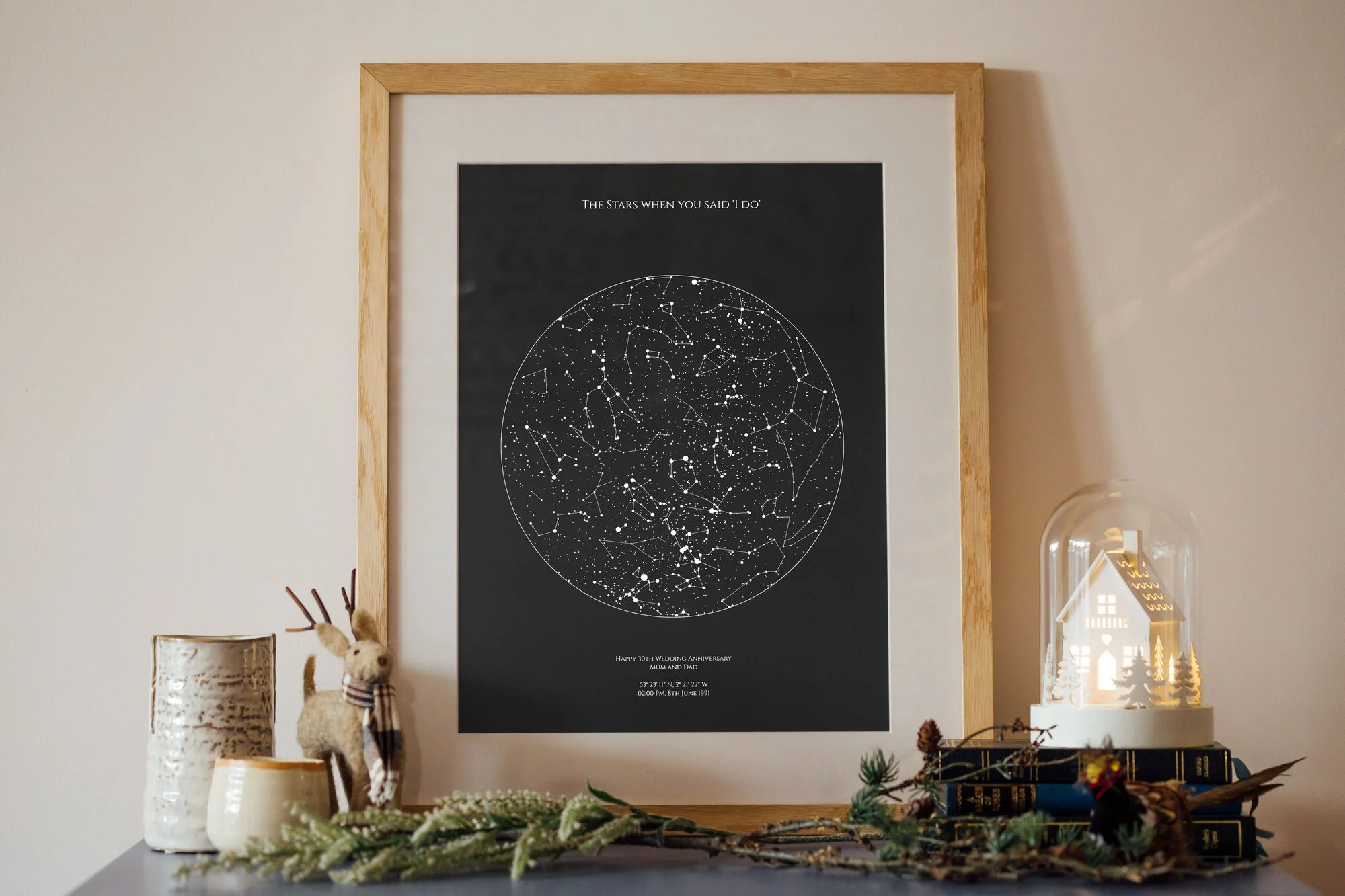 Custom Star Constellation Map Print