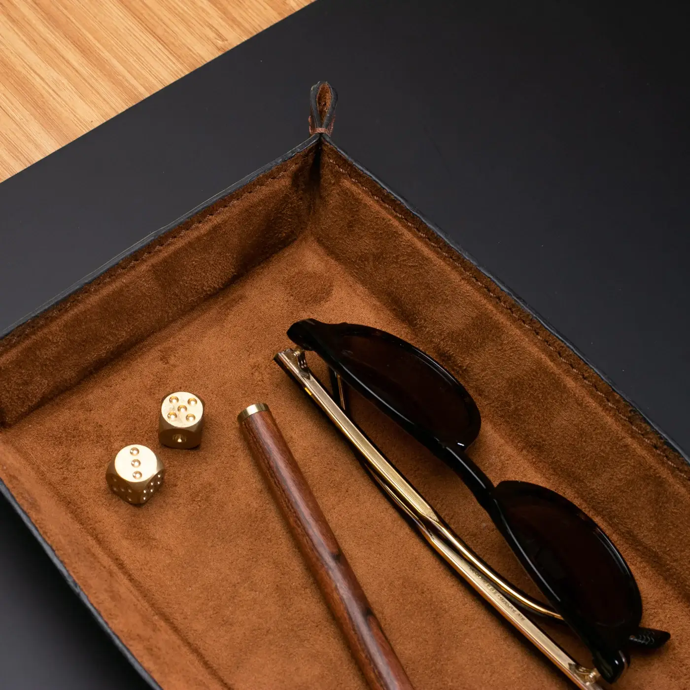 Customized Leather Valet Tray