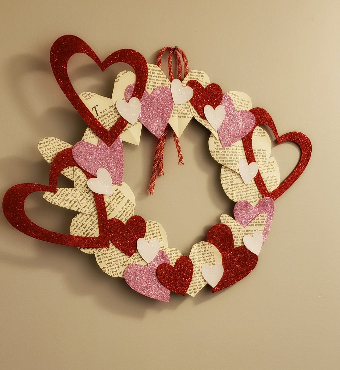 Felt Heart Garland Delight