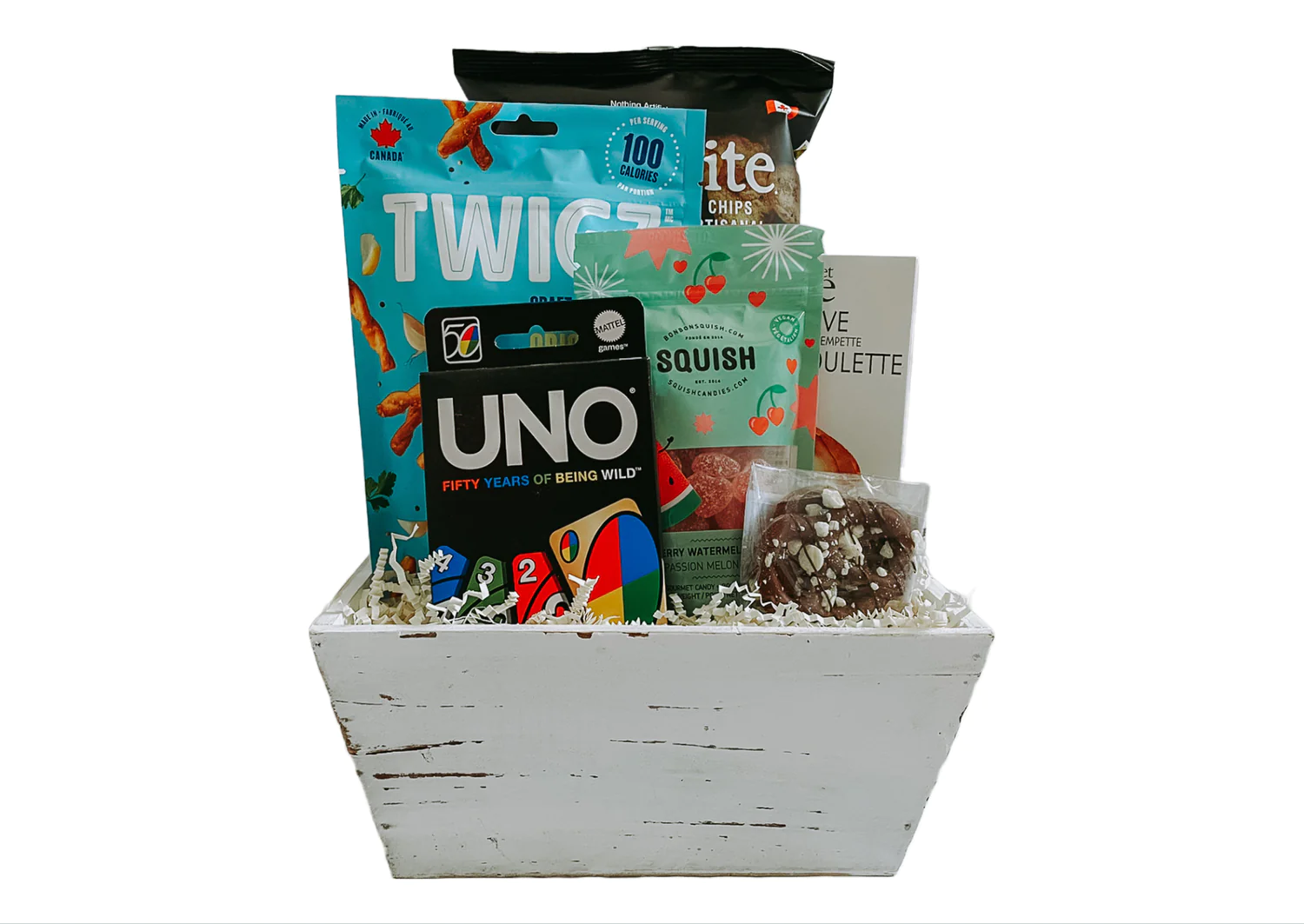 Festive Family Game Night Basket