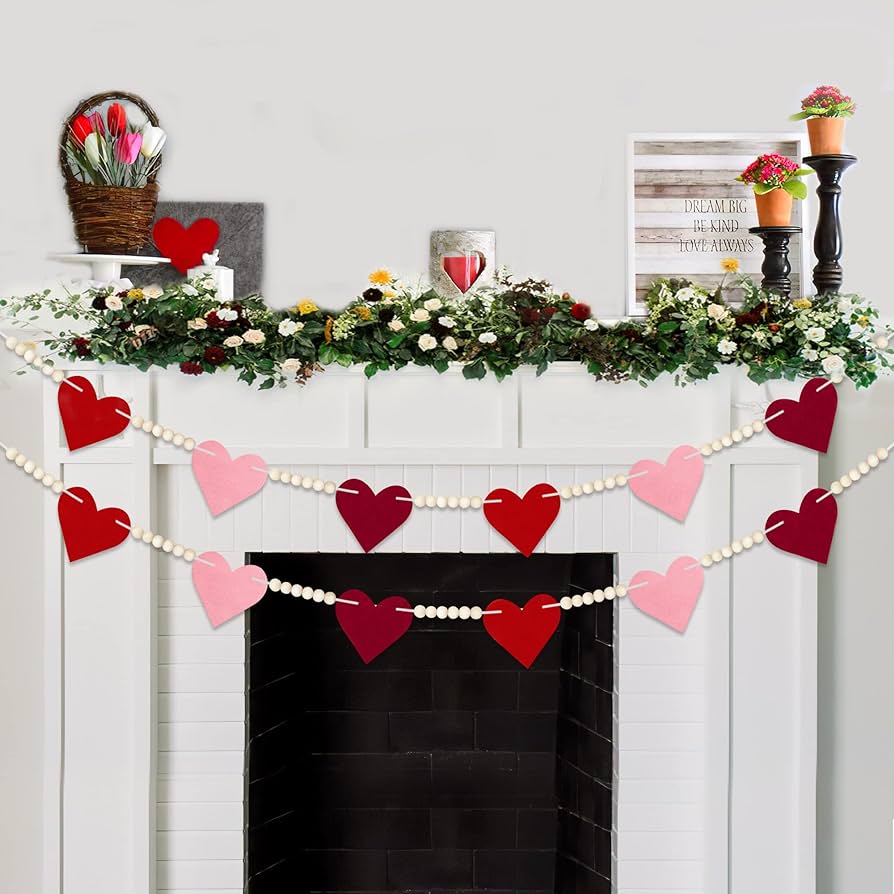 How To Decor Your Space With Valentine’s Day Garland