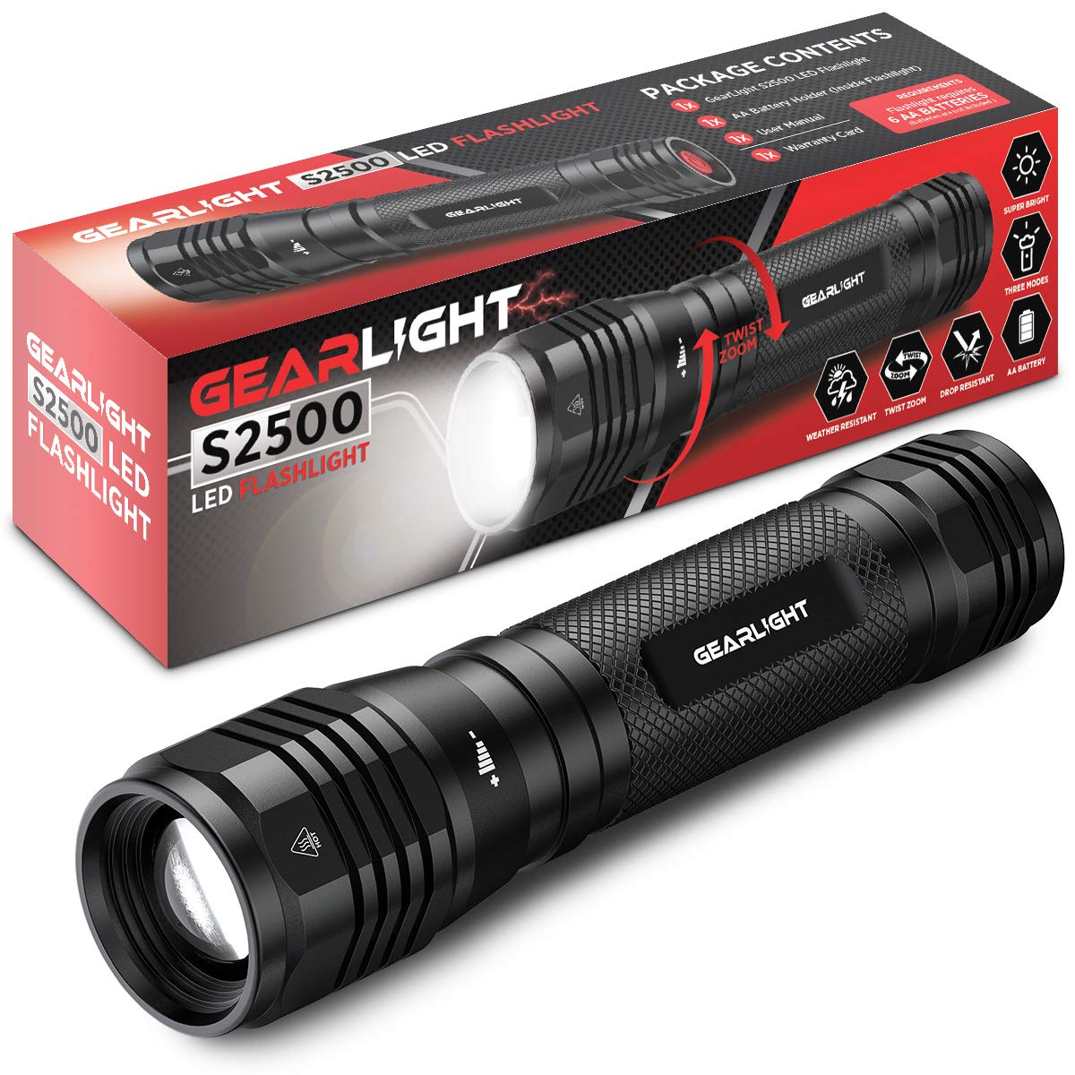 LED Tactical Flashlight