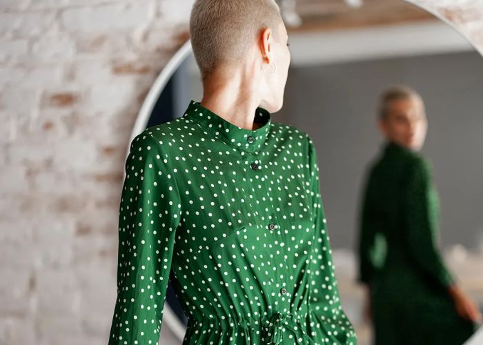 Green Wrap Dress As Adult’s Cute Outfits On St Patrick’s Day