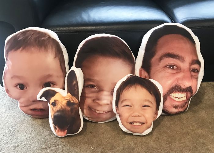 Custom Face Pillow As Funny Presents For Husband On Christmas