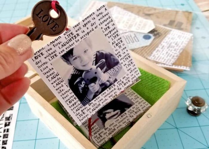 DIY Memory Box As DIY Just Because Gifts For Him