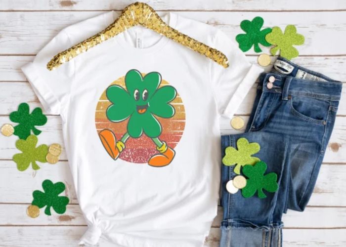 Classic Shamrock Blouse As Women’s Saint Patricks Day Outfits