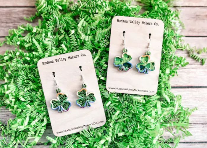 Shamrock Statement Earrings