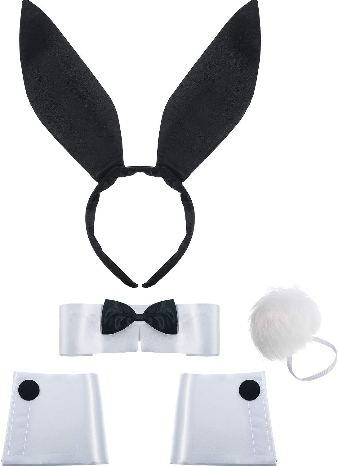 Bunny Onesie with Bowtie and Tail