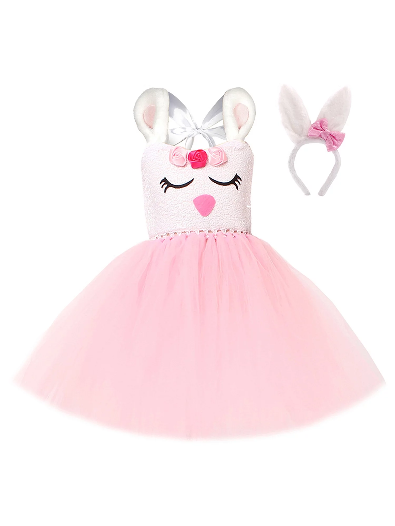 Bunny Tutu Dress with Matching Headband