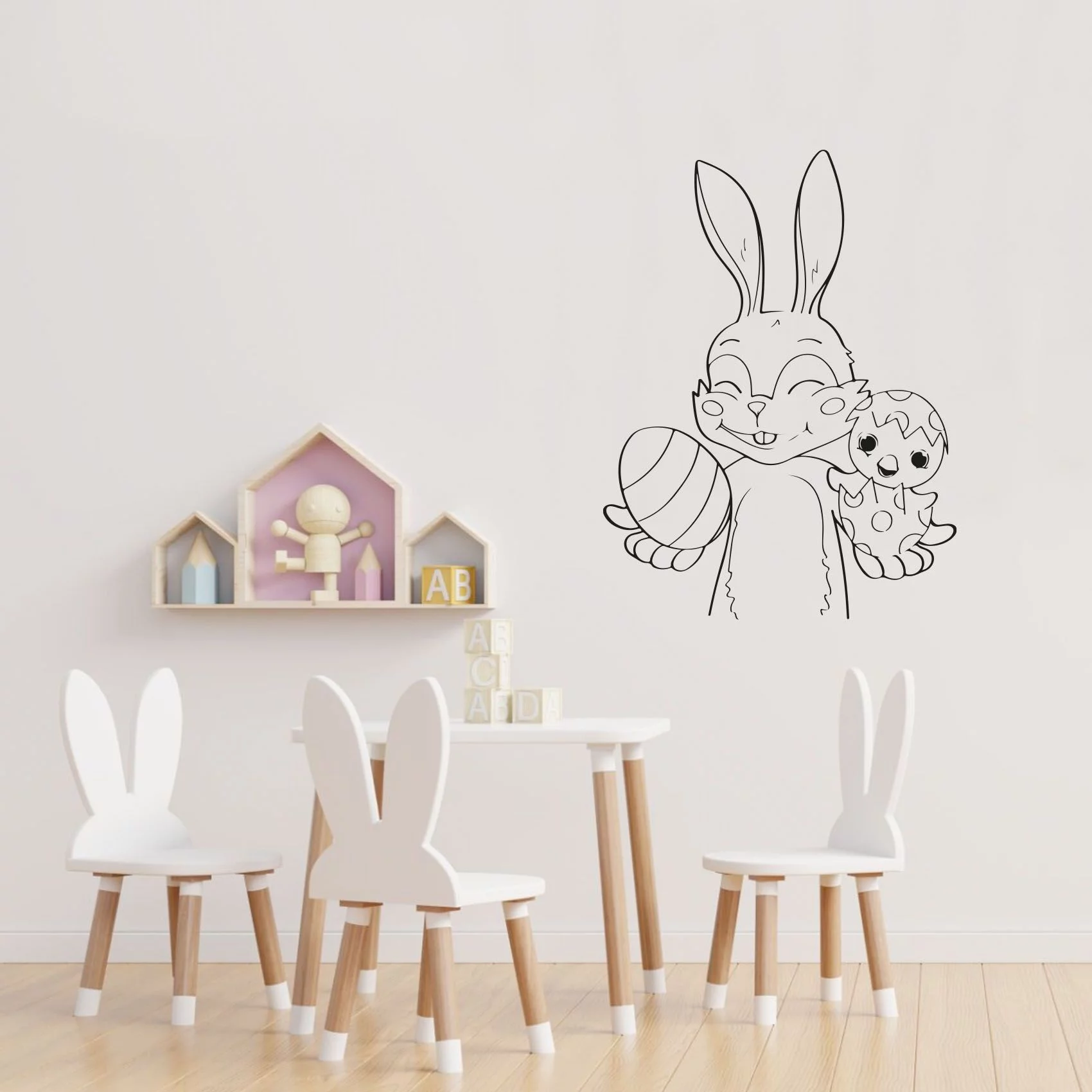 Easter Bunny Wall Decals