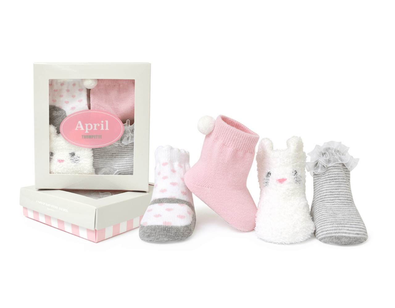 Easter-themed Baby Socks Gift Box