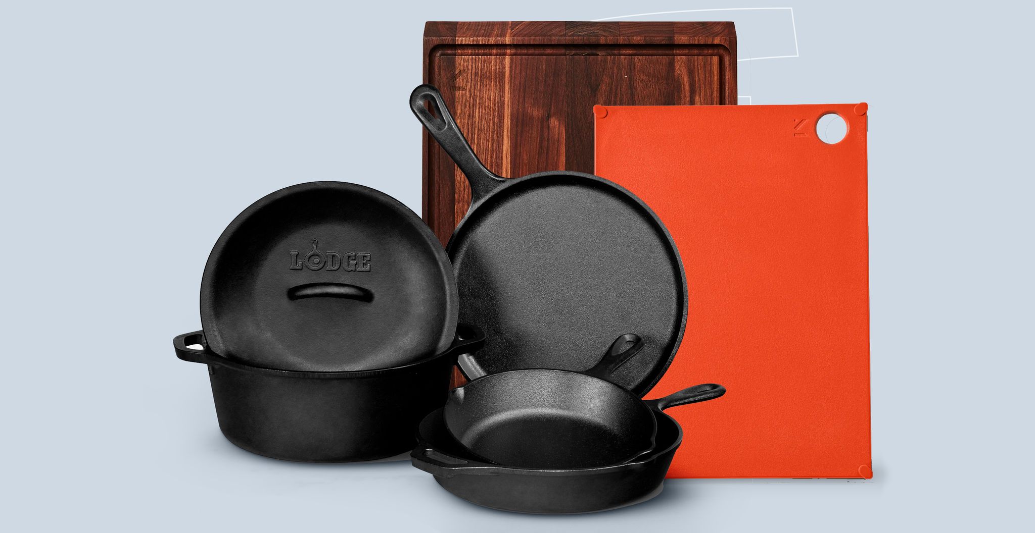 Iron-Coated Cookware Set