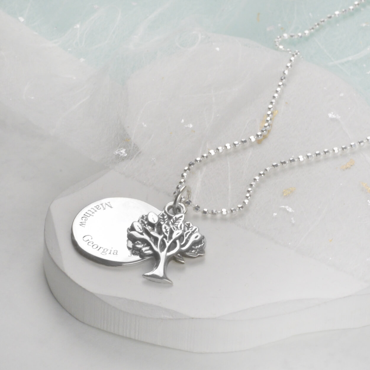 Personalized Family Tree Necklace