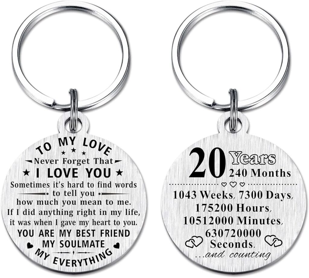 Steel Keychain For Wedding Anniversary