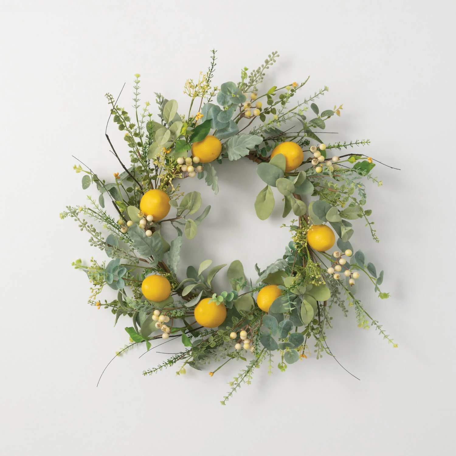 Sunny Citrus Burst Wreath