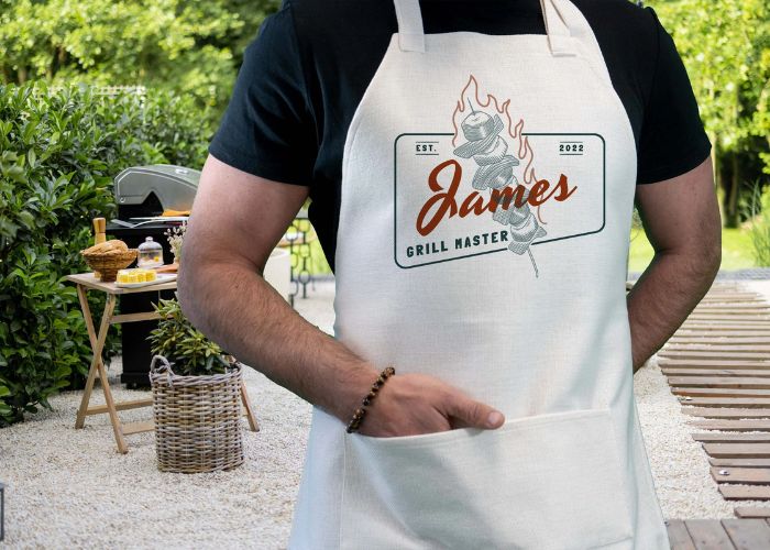 Personalized Grilling Apron As Best Gifts For Grandpa