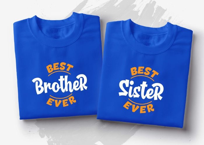 Customized Sibling T-shirts As Birthday Gift Ideas