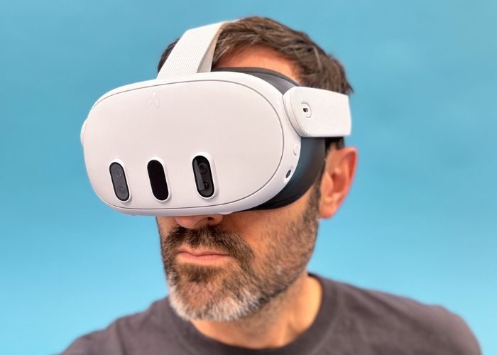 Virtual Reality Headset As Presents For Dad