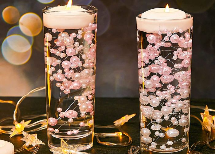 Floating Candle Centerpieces As Ceremony Decorations For Weddings