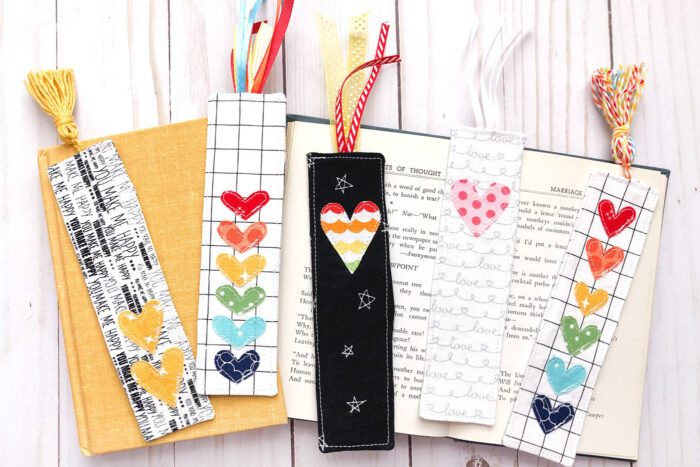 Creative Crafty Gifts For Mom - Tassled Fabric Bookmarks