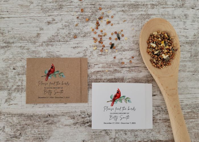 Cardinal Memorial Seed As Memorial Day Gifts