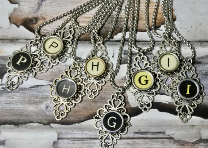 Vintage Typewriter Key Jewelry As Work Wife Presents