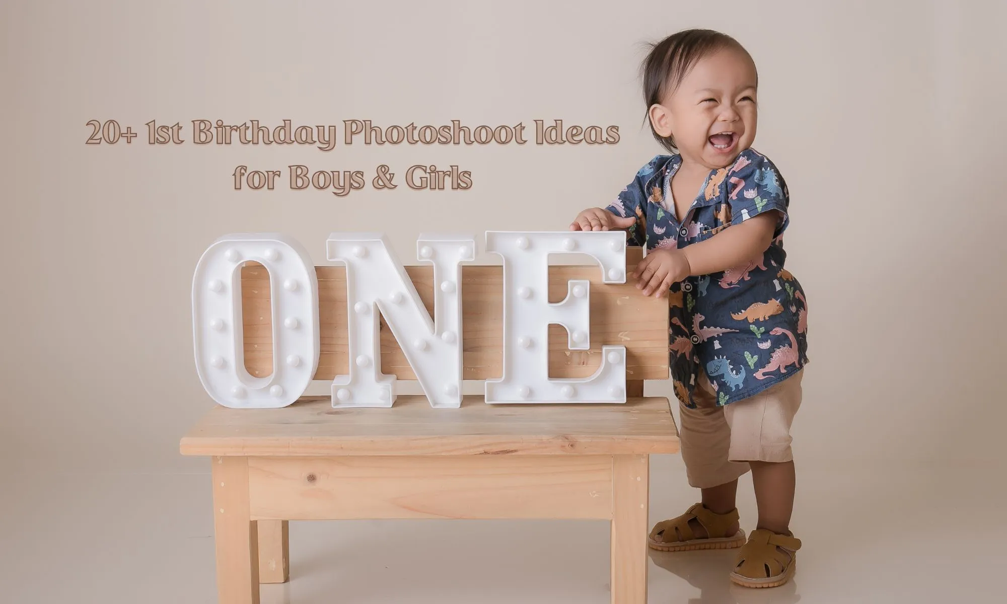 20+ 1st Birthday Photoshoot Ideas for Boys & Girls 2024