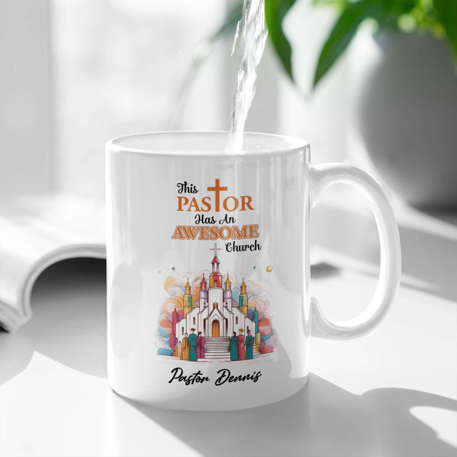 Customized Church Mug or Water Bottle