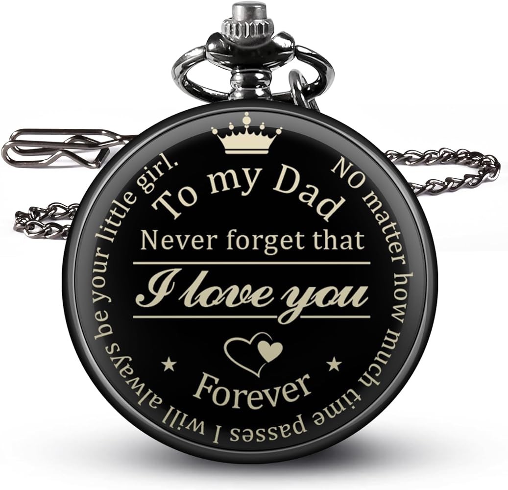 Engraved Pocket Watch Church Gifts for Father’s Day