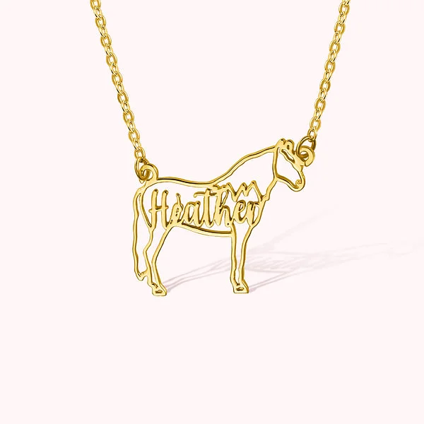 Horse Silhouette chain