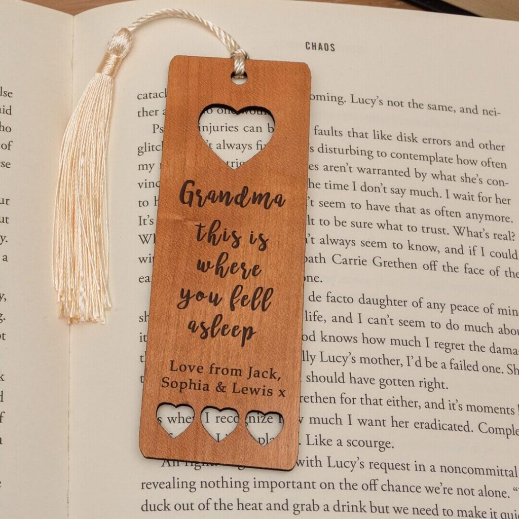 Customized Bookmarks - Creative Homemade Presents For Grandpa