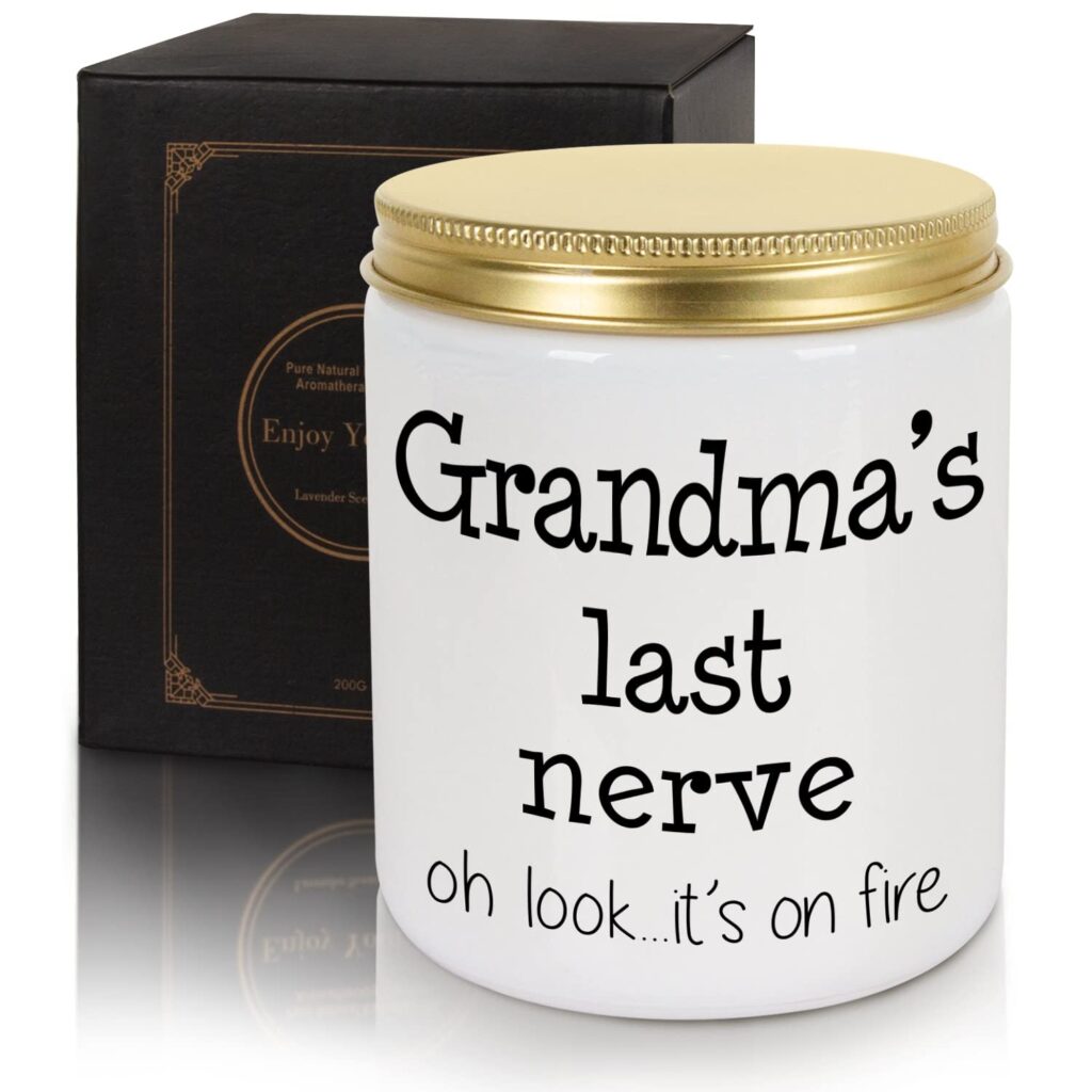 Customized Scented Candle - Gag Gifts For Grandma On Birthday