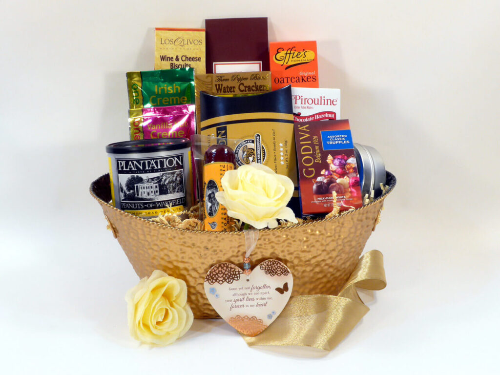 Sympathy Gift Basket for DIY Memorial Gifts