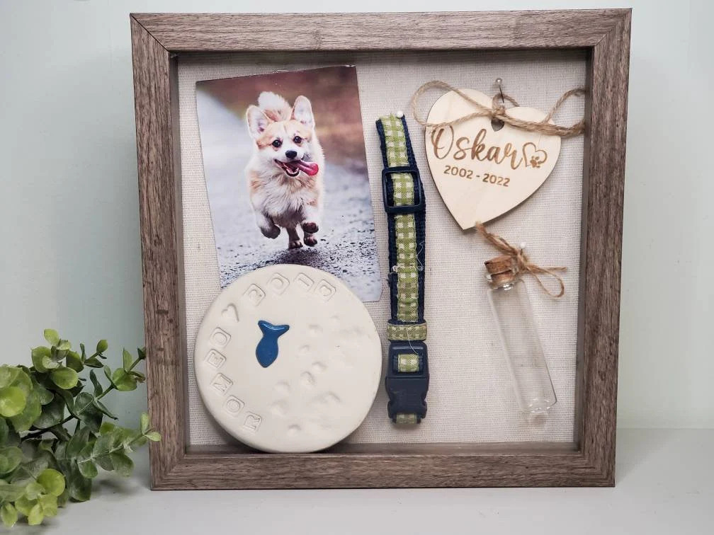 Pet Memorial Shadow Box - Meaningful Homemade Memorial Gifts