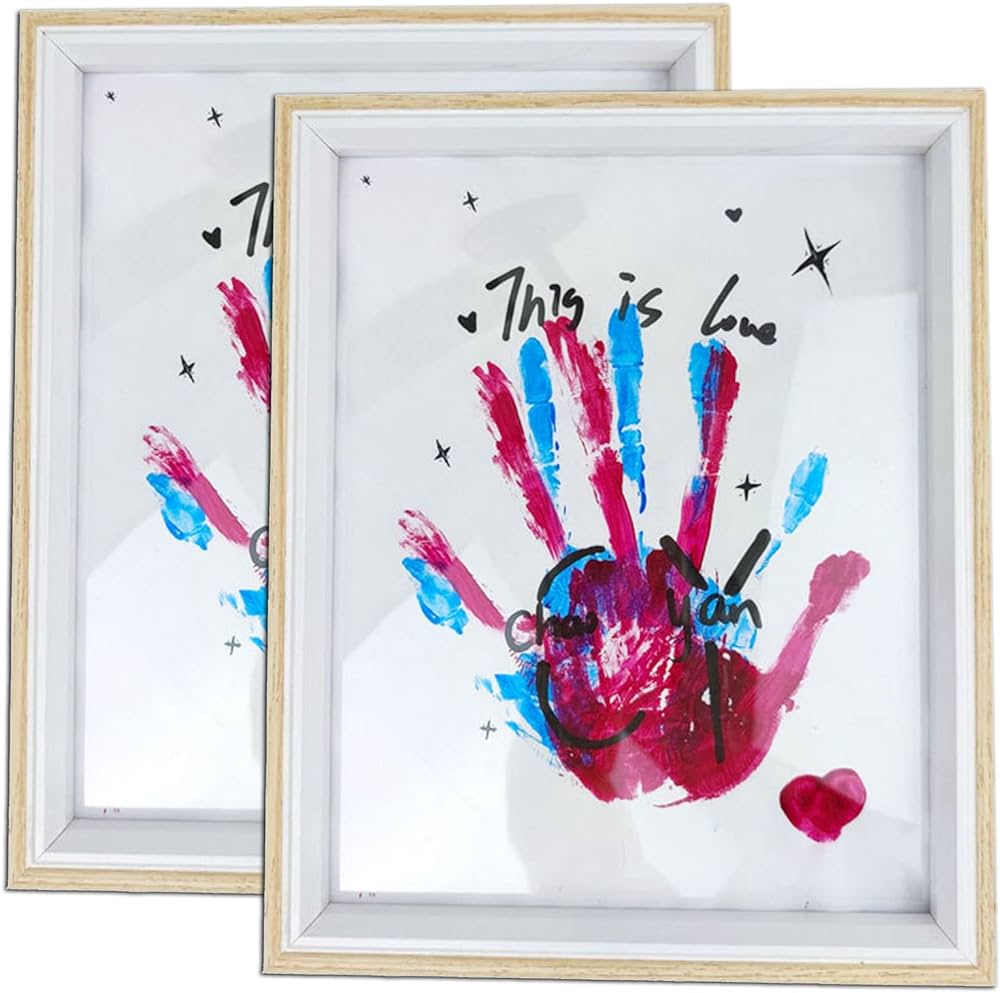 Portrait Handprint Art - Custom Fathers Day Handprint Craft