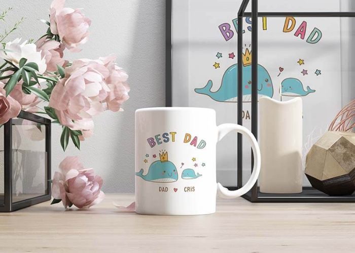 Personalized Mug As Father's Day Craft Activities