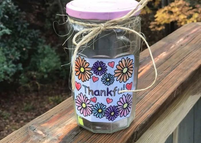 DIY Gratitude Jar As Fathers Day Craft