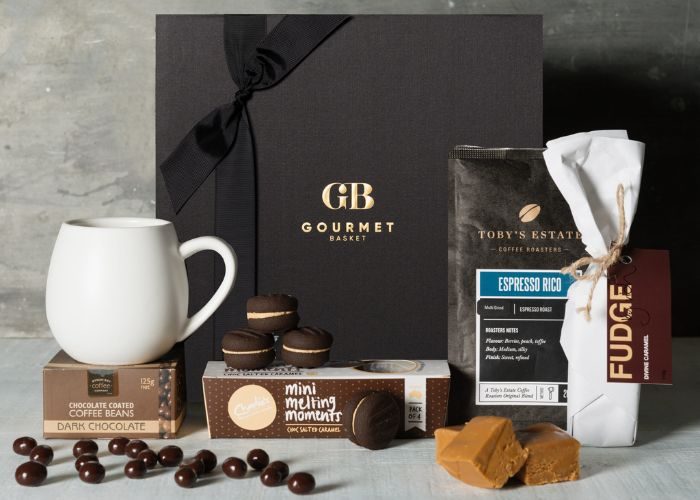 Coffee Lover's Bliss Basket As Father's Day Gift Baskets