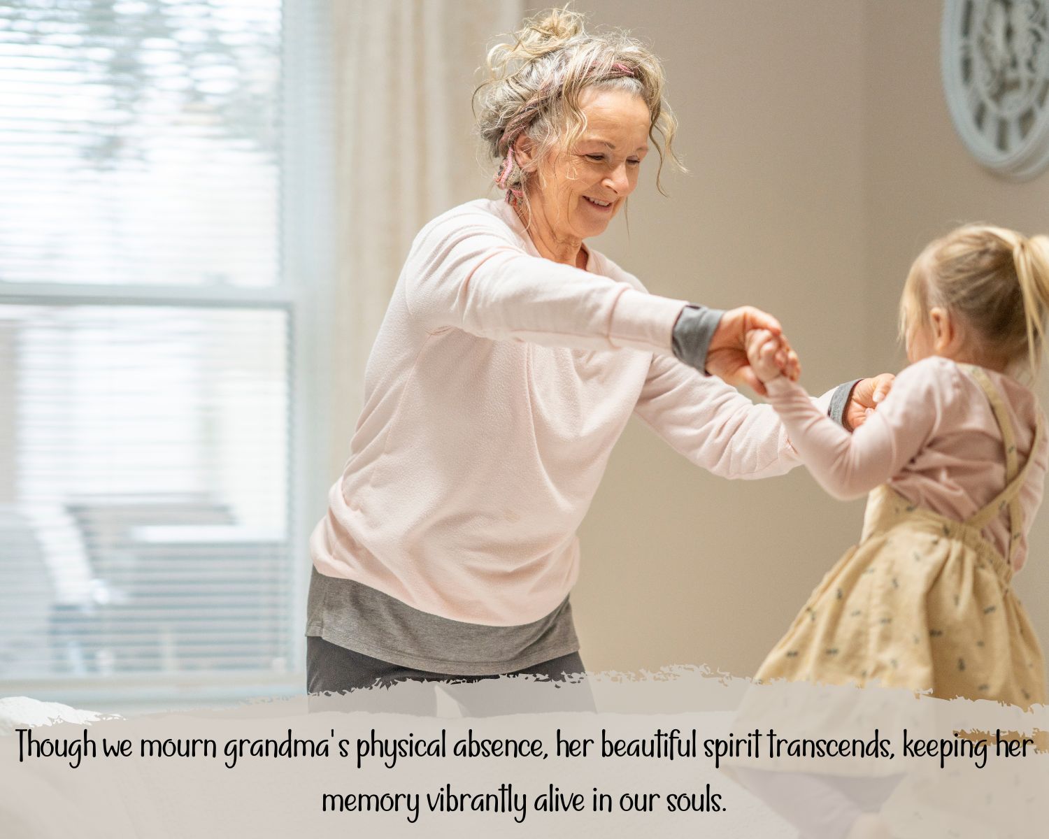 Grandma And Little Kid Dancing