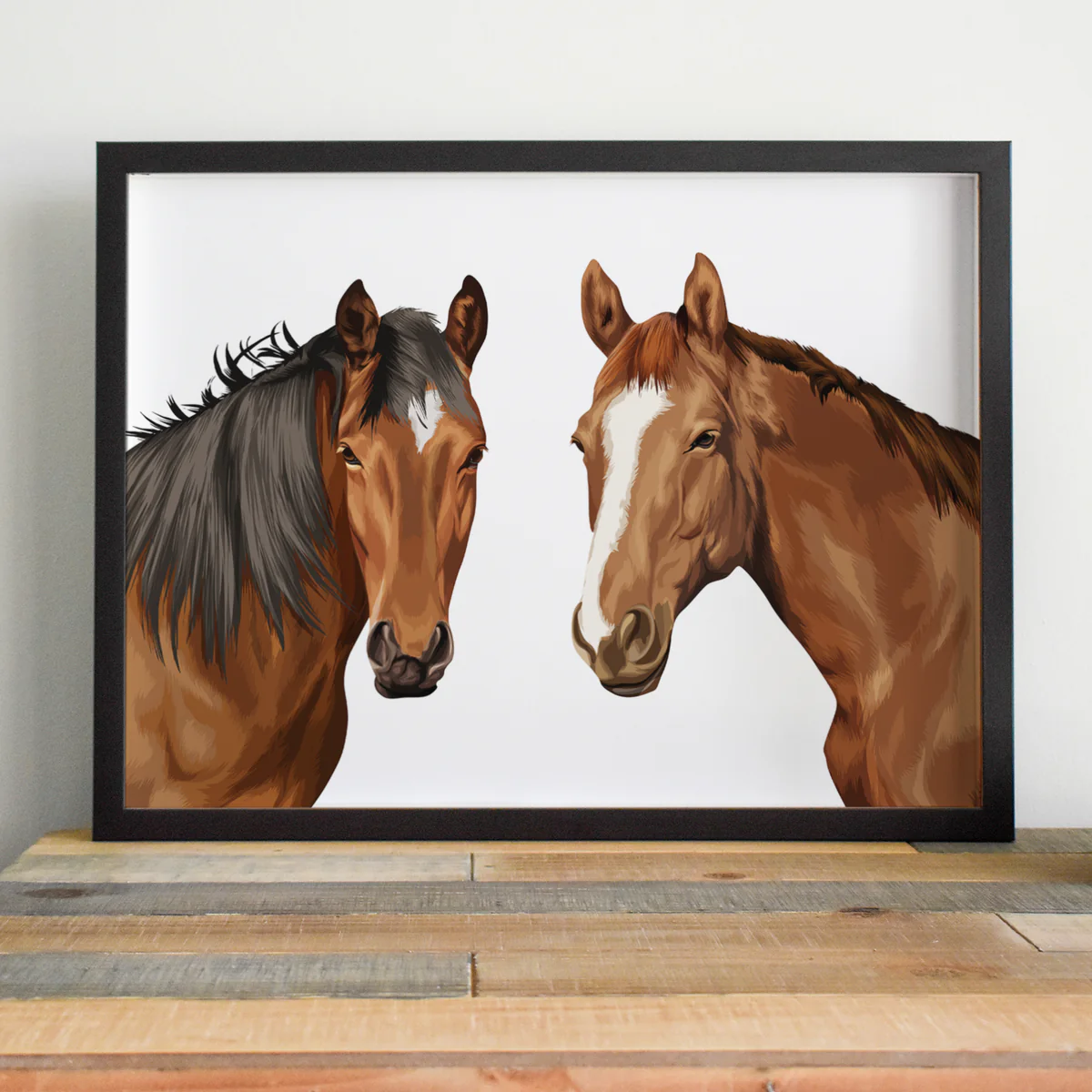 Custom Horse Portrait Painting