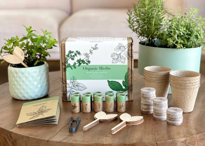 Indoor Herb Garden Kit As Father's Day Unique Gift Ideas