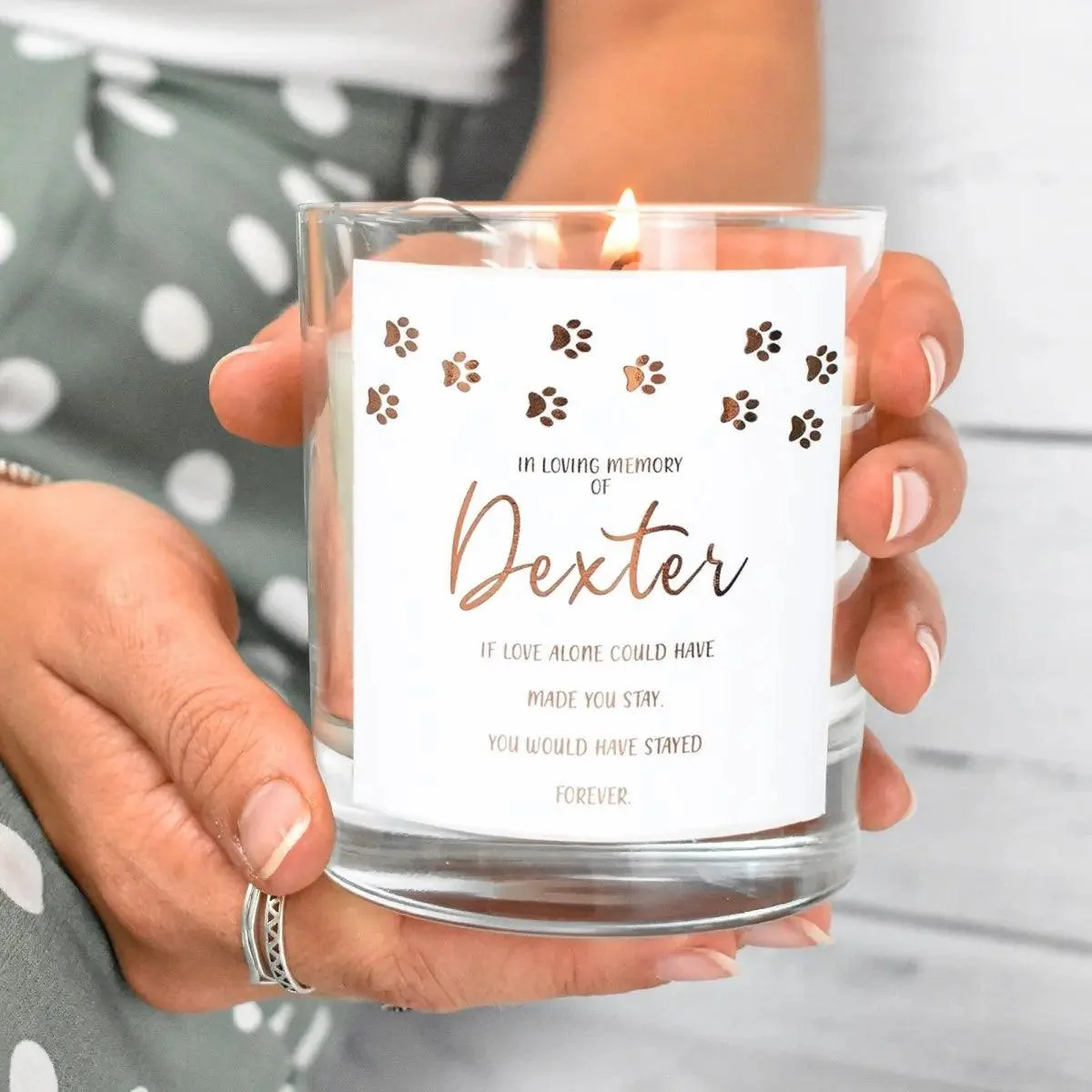 Pet Memorial Candle